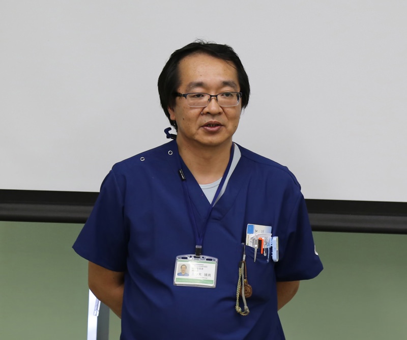 西吾妻福祉病院管理者兼病院長 三ツ木禎尚先生によるお話