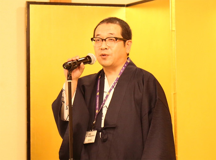 群馬県医務課 医師確保対策室 江原昭二室長による挨拶