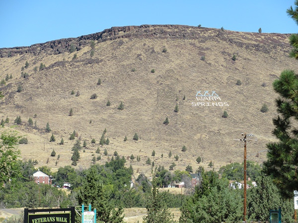 Warm Springs Reservation付近