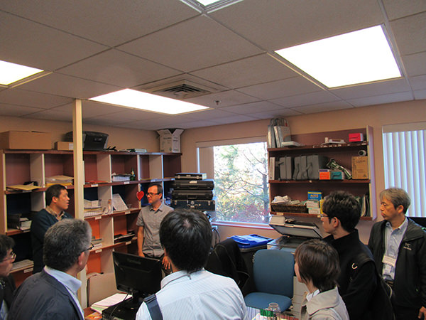 診療所内の指導医オフィス